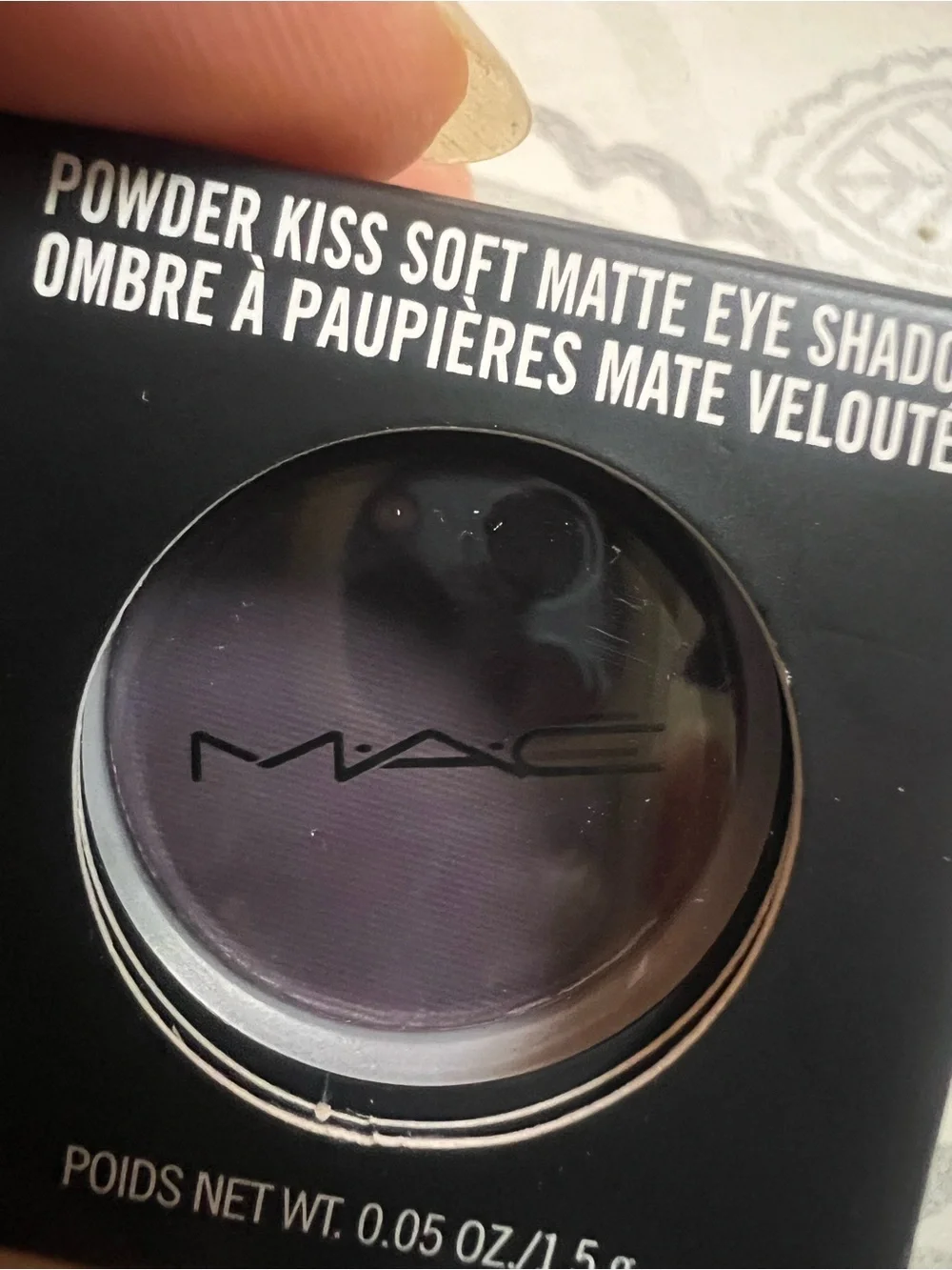 MAC Cosmetics Powder Kiss Soft Matte Eye Shadow in Deep Plum